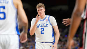 Cooper Flagg Duke Basketball Star Wallpaper