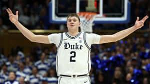 Cooper Flagg Duke Basketball Star Wallpaper