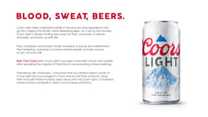 Coors Light Brand Statement Wallpaper