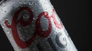 Coors Light Canned Beer With Cool Dews Wallpaper