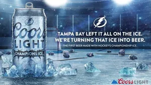 Coors Light Champions Ice Canned Beer Wallpaper