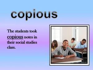 Copious Sentence Sample Wallpaper