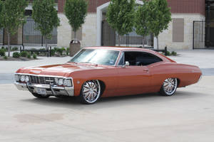 Copper Chevrolet Impala 1967 Wallpaper