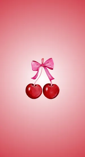 Coquette Cherry Icon Wallpaper