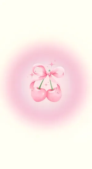 Coquette Cherry Icon Wallpaper