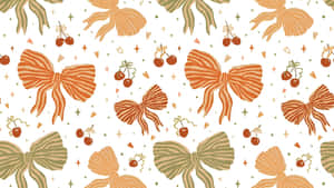 Coquette Cherry Pattern Wallpaper