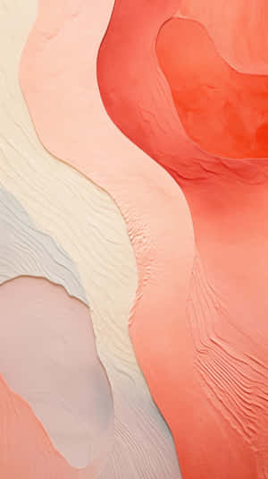 Coral_ Waves_ Abstract_ Art.jpg Wallpaper