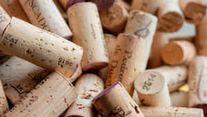 Cork Wine Bottle Stoppers Wallpaper
