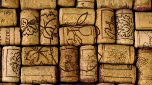 Cork Wine Corks Collection Wallpaper