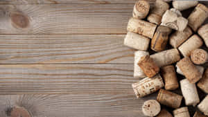 Cork Wine Corks Collection Wallpaper
