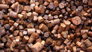Cork Wine Stoppers Wallpaper