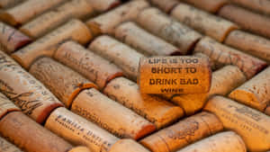 Cork Wine Stoppers Wallpaper