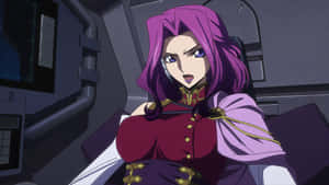 Cornelia Li Britannia - A Commanding Presence In The World Of Anime Wallpaper