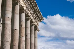 Corner Of Garni Temple Wallpaper