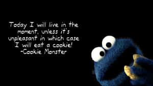 Corny Cookie Monster [wallpaper] Wallpaper