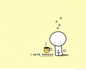 Corny I Hate Monday [wallpaper] Wallpaper