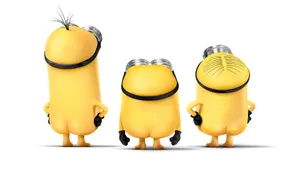 Corny Minions Back View [wallpaper] Wallpaper