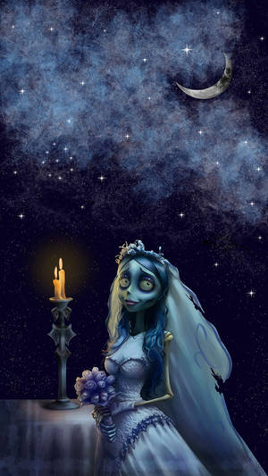 Corpse Bride And Starry Night Wallpaper