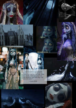 Corpse Bride Collage Wallpaper