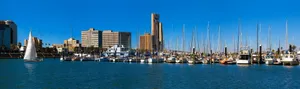 Corpus Christi Marina Panorama Wallpaper