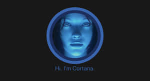 Cortana, The Intelligent Ai From The Halo Video Game Series. Wallpaper