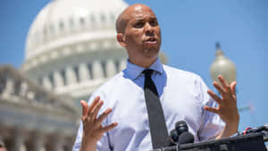 Cory Booker In The White House Wallpaper
