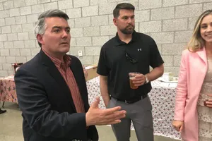 Cory Gardner Addressing Supporters At A Rally Wallpaper