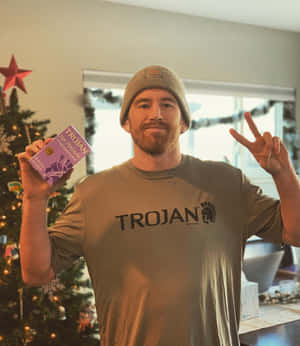 Cory Sandhagen Wearing Trojan Shirt Wallpaper