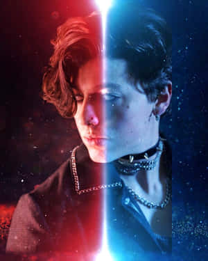 Cosmic Divide Portrait Wallpaper