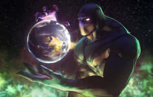 Cosmic_ Entity_ Holding_ Earth_ Space_ Gaming.jpg Wallpaper