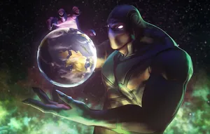 Cosmic_ Entity_ Holding_ Earth_ Space_ Gaming.jpg Wallpaper