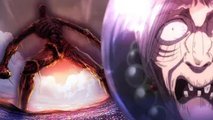 Cosmic_ Garou_vs_ Saitama_ Showdown Wallpaper