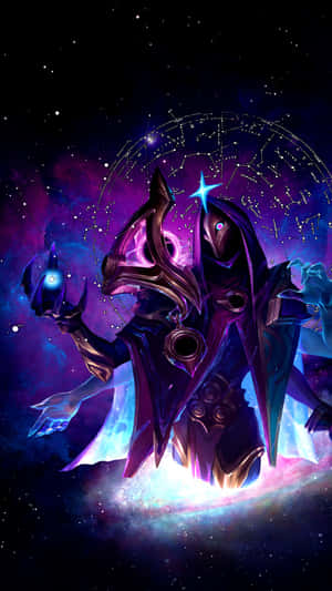 Cosmic_ Jhin_ League_of_ Legends_ Artwork Wallpaper