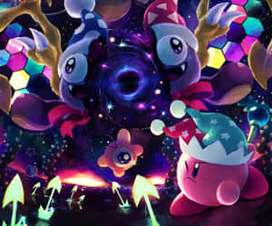 Cosmic Kirby Adventure Wallpaper