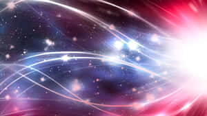 Cosmic Light Trails Wallpaper