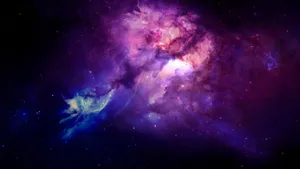 Cosmic Nebula In Deep Space Wallpaper