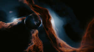 Cosmic Nebula Spatial Scene Wallpaper