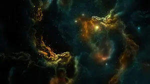 Cosmic Nebulae In Space Wallpaper