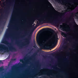 Cosmic_ Odyssey_ Astronaut_and_ Wormhole.jpg Wallpaper