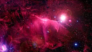 Cosmic Pink Sparkle Wallpaper