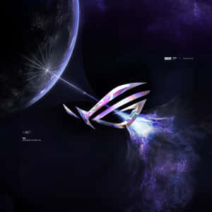 Cosmic Rog Ally Logo Design Wallpaper