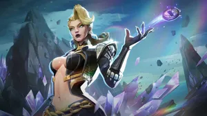 Cosmic Sorceress Power Wallpaper