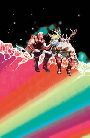 Cosmic Toaston Bifrost Bridge Wallpaper