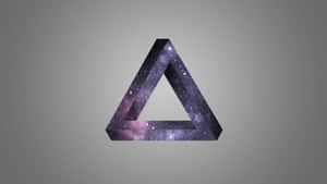 Cosmic Triangle Abstract Wallpaper