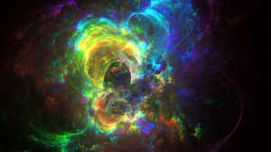 Cosmic Various Neon Colors Wallpaper