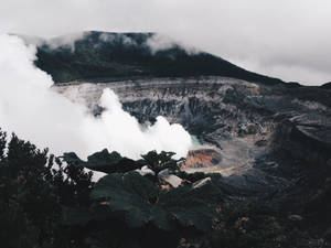 Costa Rica Poas Volcano Wallpaper