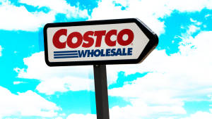 Costco Over Blue White Clouds Wallpaper