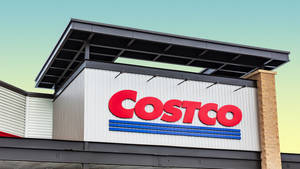 Costco Sign Close-up Shot Wallpaper