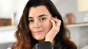 Cote De Pablo Portrait Wallpaper