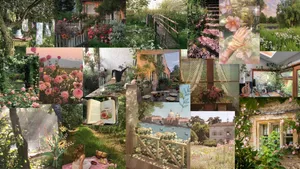 Cottage Core Collage.jpg Wallpaper